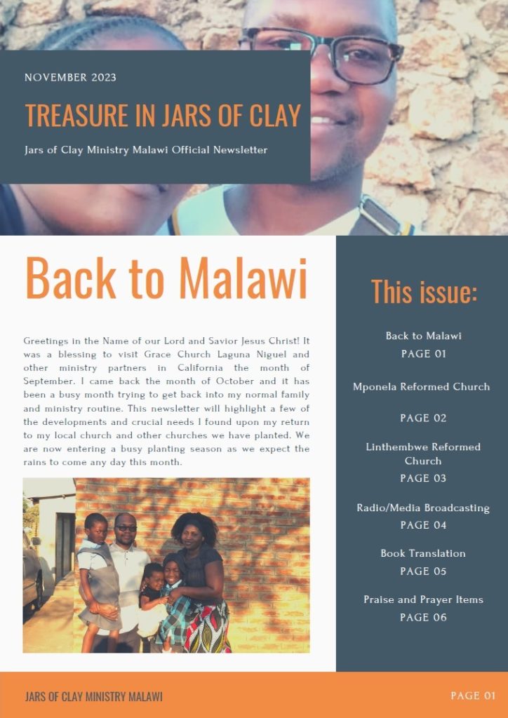 Malawi November 2023 update
