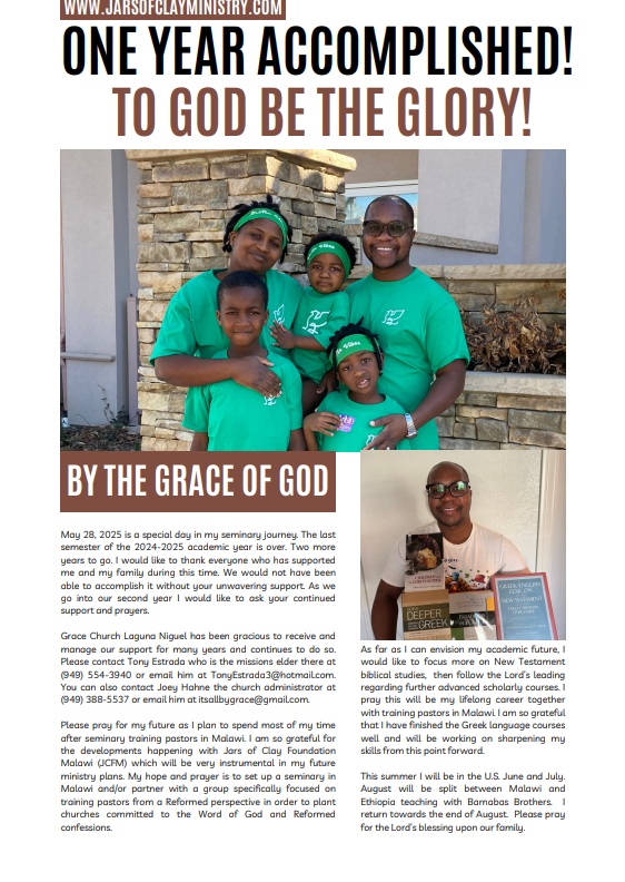 First Year seminary completed for Malawi missions
